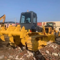 Bulldozer sur chenilles Shantui SD16 d'occasion, 7000 heures de fonctionnement, bon état, pièces hydrauliques complètes