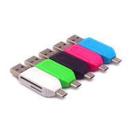 Lector de Tarjetas Inteligentes OTG para Teléfonos Móviles y Computadoras con Interfaz USB 3.0 y Tipo-C, Lector de Tarjetas SD/TF de Alta Velocidad