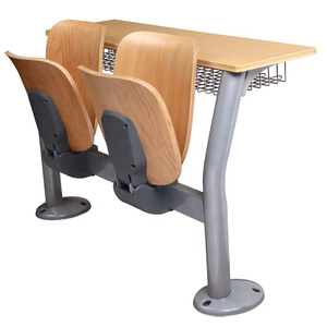 Meubles pas chers, bureau d'école en métal avec pieds en acier et chaise pliante pour l'école et l'université, chaise pour étudiants - Product Image 6