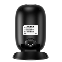 HENEX 1D 2D Datamatrix USB RS232, pembaca kode batang kabel harga Supermarket pemindai kode batang Desktop