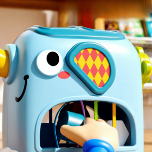 Cubes magiques en plastique en forme d'éléphant Baby SeSeLe, reconnaissance des couleurs, coordination des mains, puzzle éducatif pour la petite enfance, jouet éducatif - Product Image 4