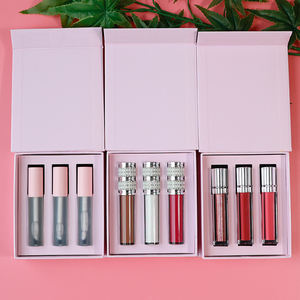 <span class=keywords><strong>Maquillage</strong></span> hydratant naturel cosmétique pour femmes Brillant à lèvres imperméable Marque privée Ensemble de brillant à lèvres végétalien personnalisé - Product Image 6