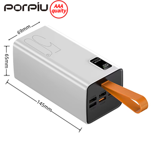 Porpiu 50000mAh Powerbank <span class=keywords><strong>c</strong></span>ông suất lớn LED hiển thị kỹ thuật số 4USB 22.5W Type-<span class=keywords><strong>C</strong></span> đầu ra nhanh chóng sạ<span class=keywords><strong>c</strong></span> Micro USB 20W đầu vào - Product Image 2