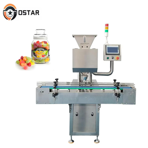 Système de comptage et d'emballage de granulés, machine automatique de pesage, de remplissage et de scellage pour les collations, les noix et les bonbons - Product Image 1