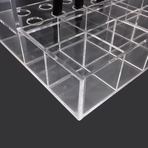 Organizador de Cajones Acrílico Moderno y Ligero, Personalizable, Bandeja Transparente para Maquillaje, para Oficina o Dormitorio, 11.8x11.8, Exhibidor - Product Image 3