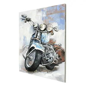 Handgemachte moderne Art kunden spezifische abstrakte Wand kunst Leinwand Motorrad Ölgemälde