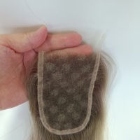 Cierre de Cabello Virgen Chino 3x5 HD con Encaje, Color Resaltado y Raíz Personalizada, Cierre de Encaje Suizo para Todo Tipo de Cabello