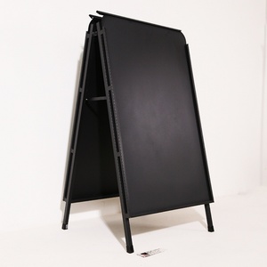 Metal A-<b>Frame</b> Sidewalk Signs <b>Poster</b> Stand a <b>Frame</b> Sign Double Sided Outdoor Street Advertising Board - Product Image 2