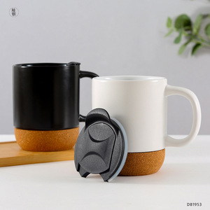 Tazas <span class=keywords><strong>de</strong></span> Café <span class=keywords><strong>de</strong></span> Cerámica Grandes <span class=keywords><strong>de</strong></span> 13 oz Personalizadas, con Base <span class=keywords><strong>de</strong></span> Corcho Aislante, Tapa Antisalpicaduras, <span class=keywords><strong>Taza</strong></span> <span class=keywords><strong>de</strong></span> Porcelana para Viaje, Pintada a Mano - Product Image 6