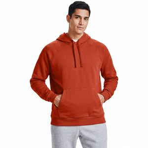เสื้อฮู้ดดี้แขนยาวสีเขียวพรีเมียมสำหรับผู้ชายไซส์ใหญ่ ผลิตในปากีสถาน สวมใส่สบาย ดีไซน์ทันสมัยสไตล์คนเมือง - Product Image 1