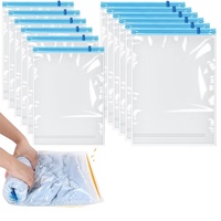 Sac de rangement sous vide pliable transparent Y-Transparent, ensemble pour gagner de la place, logo personnalisable