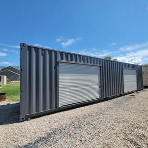Thiết kế hiện đại thép Con lăn màn trập cửa cho <span class=keywords><strong>Container</strong></span> vận chuyển gió-proof tự lưu trữ đơn vị hướng dẫn sử dụng mở Roll-up cửa ra vào - Product Image 4