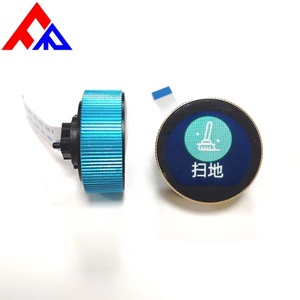 หน้าจอแสดงผล TFT LCD แบบวงกลมขนาด 0.99 นิ้ว พร้อมระบบสัมผัส Haptic Encoder รองรับอินเทอร์เฟซ RGB สำหรับควบคุมอุณหภูมิหม้อแบบ HMI พร้อมปุ่มควบคุมและหน้าจอแสดงผลแบบหมุนได้ ใช้ชิป MCU - Product Image 2