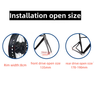 72V 3000W 20 "24" 26 "Kit de conversión de bicicleta eléctrica de nieve tipo tornillo trasero con controlador JN 60A UKC1 pantalla a color <span class=keywords><strong>V12</strong></span> PAS - Product Image 5