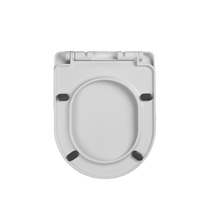 Facile à installer, fermeture douce épaissie chute lente assis pas mal siège de toilette anti-germe centre commercial
