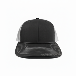 Gorras lisas deportivas de carbón/blanco personalizadas de alta calidad, sombreros de camionero de moda con MOQ bajo, gorras de camionero de gran venta - Product Image 1