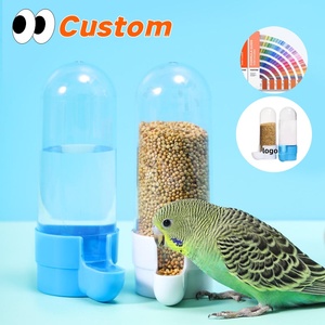Dispensador de Agua Ecológico <span class=keywords><strong>para</strong></span> Loros de 90/200/415 ml, Comedero <span class=keywords><strong>para</strong></span> Palomas, Tazón Antisalpicaduras <span class=keywords><strong>para</strong></span> Beber y Comer, Suministros <span class=keywords><strong>para</strong></span> Aves - Product Image 1