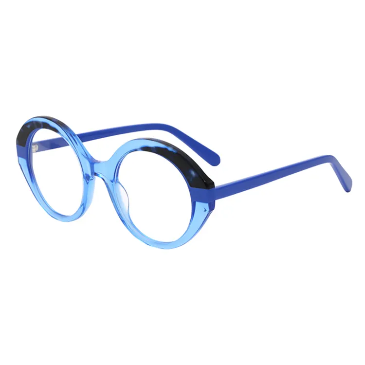 AWT004 Pre-sale Round Eye Glasses Frame Women Unique Latest Design Acetate Spectacle Eyewear Frames