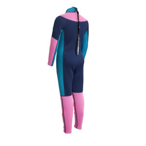 Combinaison rose une pièce à manches longues pour filles personnalisée combinaisons pour enfants combinaison <span class=keywords><strong>de</strong></span> plongée en néoprène pour enfants - Product Image 3