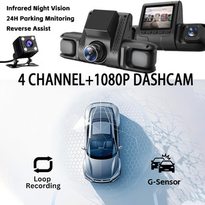 กล้องติดรถยนต์ 1080P มุมกว้าง 170 องศา เลนส์ F2.0 พร้อมจอภาพสำหรับจอดรถ รองรับการ์ด TF สำหรับใช้ในรถยนต์ - Product Image 2