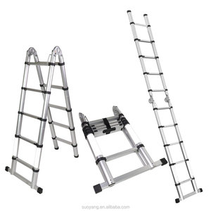 <span class=keywords><strong>6.4M</strong></span> màu đen nhôm kính thiên văn thang hai mặt và gấp bước thang thiết kế công nghiệp để sử dụng nhà - Product Image 4