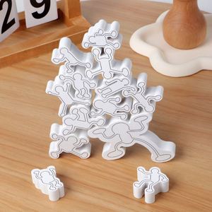 2 3 4 Year Old Boys Girls <b>Building</b> Challenge Game Kids Fun Puzzle 13Pcs Wooden Balance <b>Blocks</b> - Product Image 2