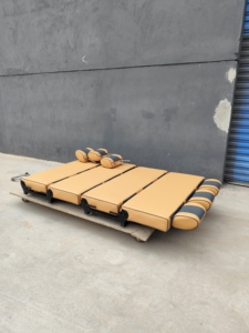 Banc pliable multifonctionnel confortable en cuir à double usage pour <span class=keywords><strong>camping</strong></span>-cars et caravanes remorquables - Product Image 5