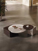 Table basse moderne et minimaliste pour la maison, combinaison de petites et grandes tables basses
