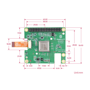 <span class=keywords><strong>Raspberry</strong></span> <span class=keywords><strong>Pi</strong></span> AI HAT Eingebauter Hailo-8 AI-Beschleuniger zum schnellen Erstellen einer Reihe von KI-betriebenen Anwendungen 13/26 TOPS - Product Image 6