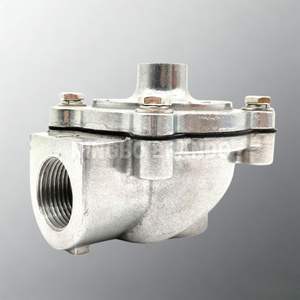 Válvula de Chorro Pulsante Neumática de Ángulo Recto con Diafragma G353A041, Pilotada Remotamente, Roscada de 3/4'', C113444 C113443 - Product Image 1