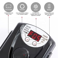 Kit de lime électrique rechargeable, ensemble de manucure et de pédicure sans fil, perceuse à ongles professionnelle 35000 tr/min pour les ongles