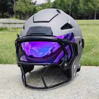 Nouvelles visières de football en chrome brevetées pour casques Speed Flex, lunettes de rugby, visière anti-buée pour protection des yeux