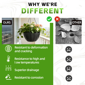 <span class=keywords><strong>Grand</strong></span> support mural rond pour plantes suspendues, <span class=keywords><strong>pot</strong></span> de fleurs lévitant, décoration d'intérieur et d'extérieur - Product Image 2
