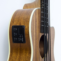 High Performance 4-String Right-Handed Natural Ubass Ukulele 30-Inch Size for Beginners-Manufacturer Wholesale