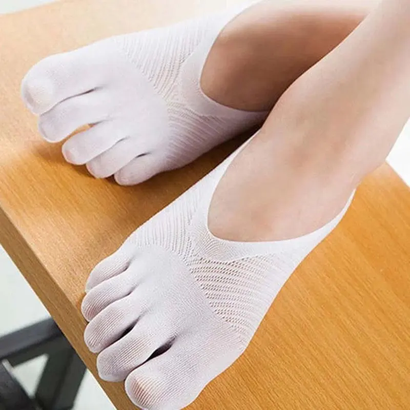 Hot selling Orthopedic Compression Socks Women's Toe Socks Ultra Low Cut Liner with Gel Tab Breathable