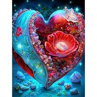 30*40cm 5d Diamant Peinture En Gros Saint Valentin Amour Combinaison Peinture Décorative Salon Peinture Suspendue