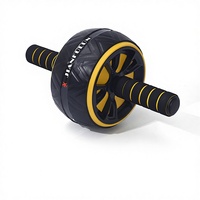 Roue de fitness pour abdominaux, utilisation à domicile, rouleau d'exercice silencieux, appareil de tonification abdominale, équipement de sport et de fitness
