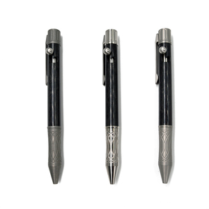 Stylo d'écriture à boulon en titane personnalisé <span class=keywords><strong>EDC</strong></span> avec boîte noire - Product Image 3
