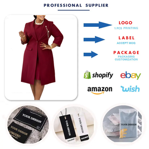 D610高品質レディーススーツ オフィスウェアセット エレガントで伸縮性のあるスリムスーツブレザー＋ストラップドレスセット ツーピースアウトフィット 女性用 - Product Image 3