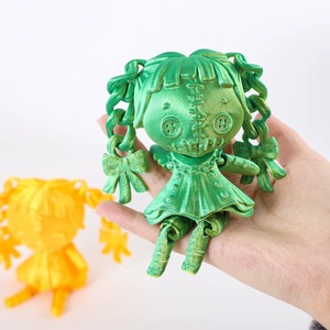 Alice Horror Doll Internet Celebrity Series 3D Printed Twin-Tail Girl Cute Model Ornament Decor Gift Toy for Kids - Product Image 2