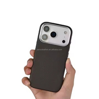 Étui en cuir personnalisé pour iPhone, fabriquez un étui en cuir pour téléphone portable, étuis en cuir pour iPhone 18 Pro Max