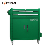 Coffre de rangement pour outils de garage, chariot à outils d'atelier avec outils à main