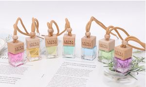 Petit pendentif carré de parfum de voiture en bois accessoire <span class=keywords><strong>d</strong></span>écoratif pour l'<span class=keywords><strong>air</strong></span> frais avec parfum liquide/solide pour les petits espaces - Product Image 2