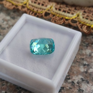 DS <b>Gems</b> Lab Grown 14x12mm Cushion Cut Paraiba <b>Stone</b> - Product Image 4