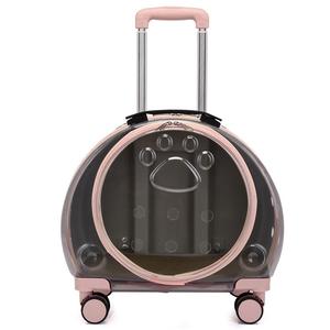 Sac à dos <span class=keywords><strong>2</strong></span> en 1 <span class=keywords><strong>pour</strong></span> chien et chat, étui de costume avec roues, porte-animal respirant, boîte de voyage, boîte de <span class=keywords><strong>Transport</strong></span> <span class=keywords><strong>pour</strong></span> chat, sac de <span class=keywords><strong>Transport</strong></span> avec roues - Product Image 6