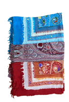 Écharpe en laine ethnique indienne tissée à la main, en matière fine, douce, chaude et respirante, idéale pour l'hiver et le quotidien