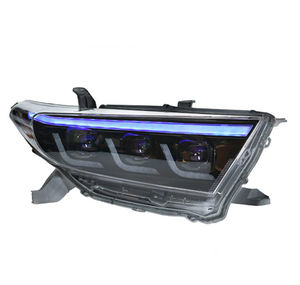 Conjunto de Faros Delanteros para Toyota Highlander 2012-2014, Luz LED DRL, Lado del Conductor y del Pasajero - Product Image 2