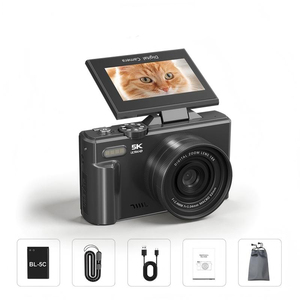 <span class=keywords><strong>Appareil</strong></span> <span class=keywords><strong>photo</strong></span> numérique 5K jusqu'à 75MP avec écran rabattable 3.0, prise en charge du Wi-Fi pour le streaming en direct TikTok, vente directe usine avec certification CE FCC - Product Image 5