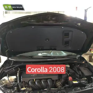 Toyota Corolla 미국 버전을 위한 내화성이 있는 자동차 부속 엔진 두건 절연제 소음 매트 정면 엔진 두건 덮개