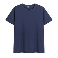T-shirt décontracté personnalisable pour homme, col rond, manches courtes, en jersey de coton pur, respirant, coupe classique, avec impression de logo